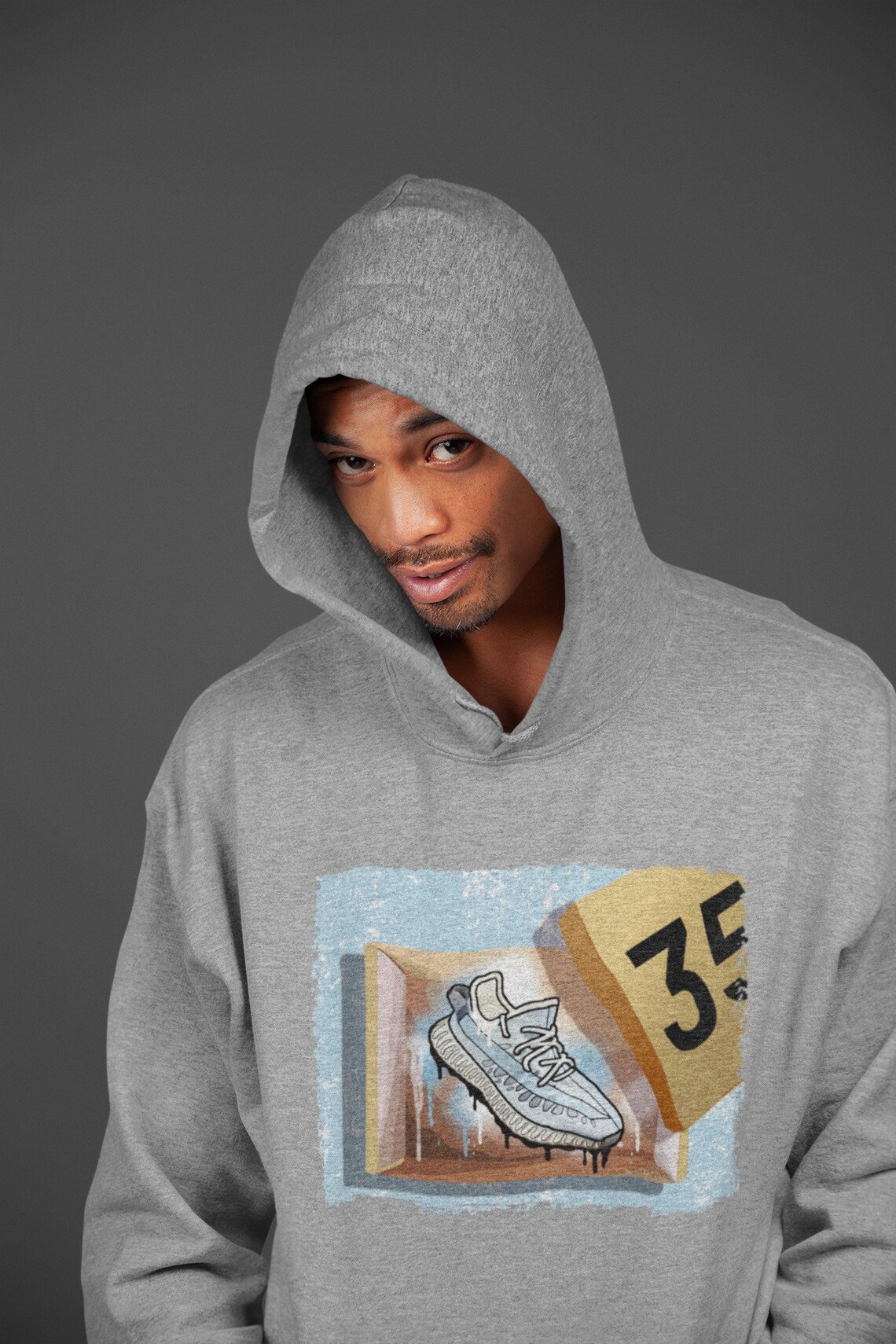 Yeezy 350 V2 Mono Ice Sneaker Shirts And Sneaker Matching | Etsy