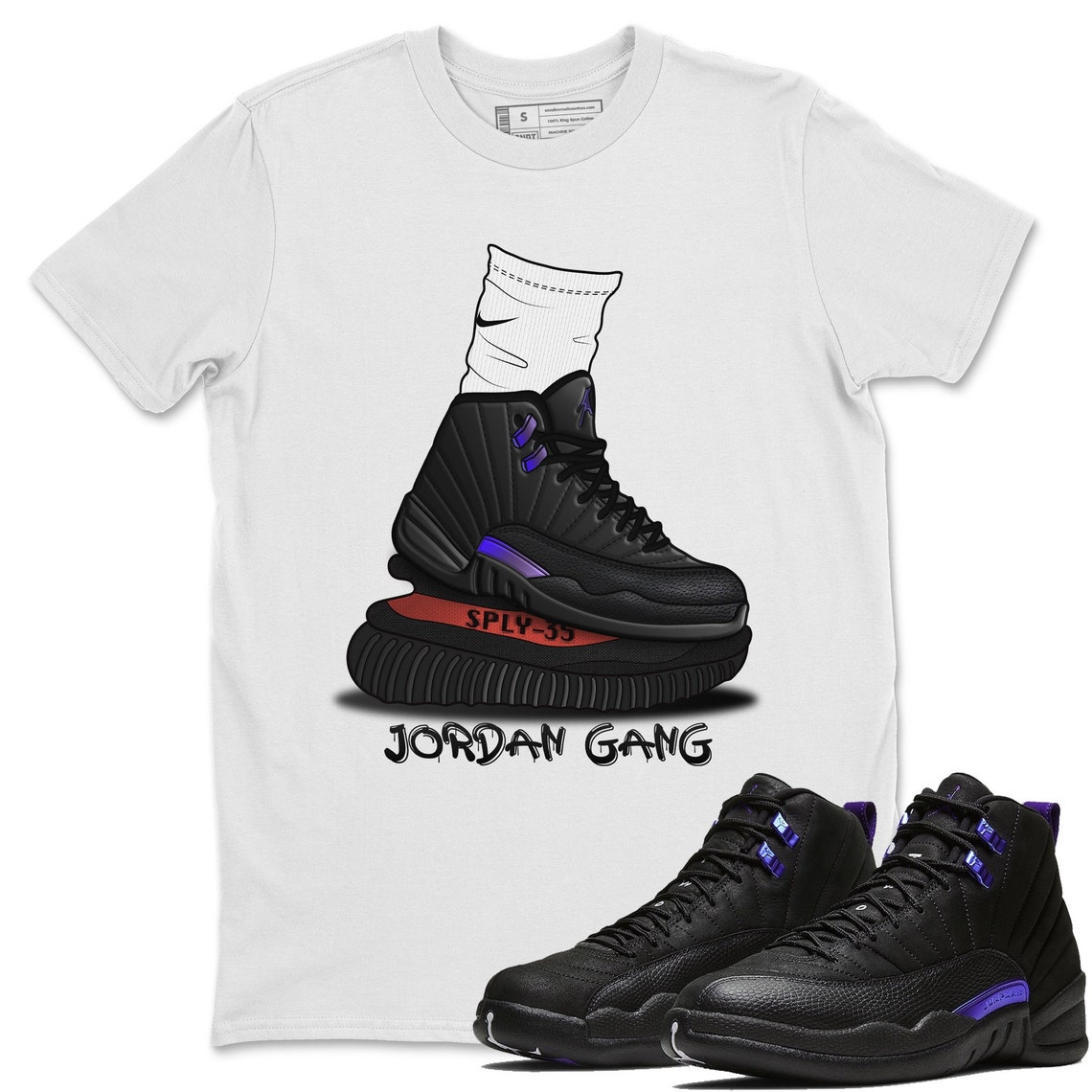 jordan 12 dark concord shirt