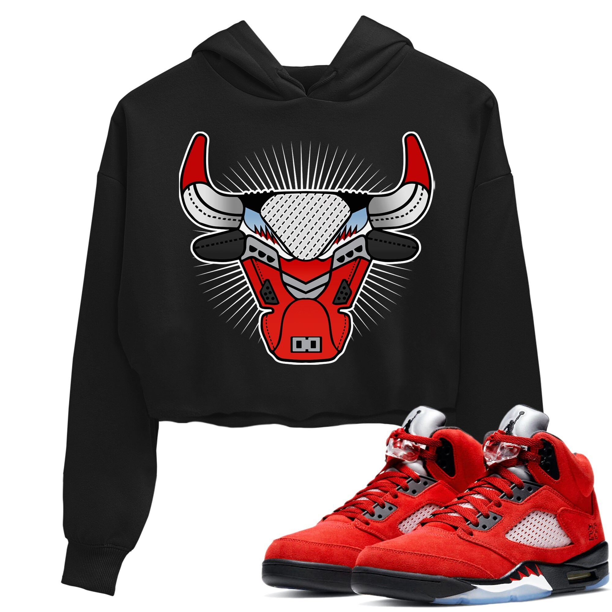 Air Jordan 5 Raging Bull Sneaker Shirts And Sneaker Matching | Etsy