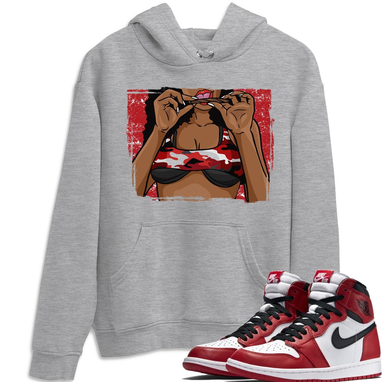 Air Jordan 1 Varsity Red Chicago Sneaker Shirts And Sneaker | Etsy