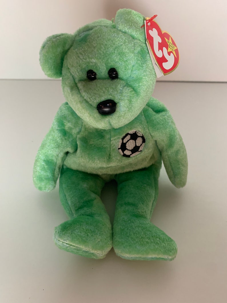 Rare 1998 Ty Beanie Baby Kicks Retired MWMT | Etsy