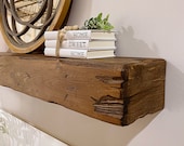 Fireplace mantel, Distressed, Floating Mantel,