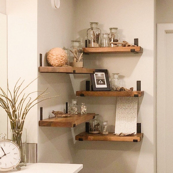 Rustic Shelves - Etsy