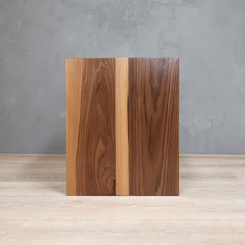 Walnut Box Side Table image 6