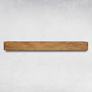 Repisa de chimenea, rústica, estante, repisa flotante
