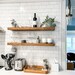 HEAVY-DUTY Floating shelves, Rustic shelf 