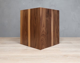 Walnut Box Side Table