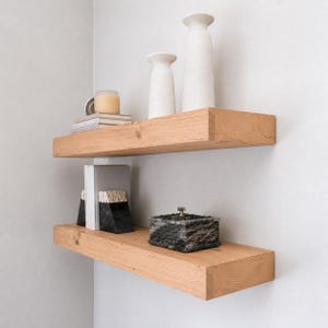 MODERN Floating Shelves, 3 Inches Thick - Etsy