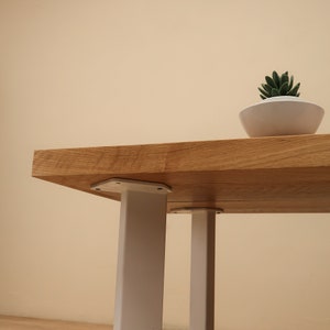 White Oak Coffee Table, Hairpin Legs Coffee Table.