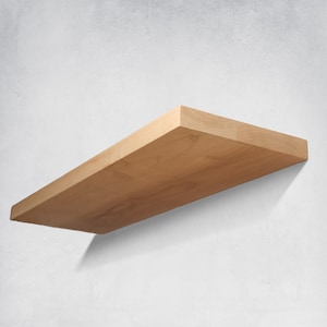 Maple Floating Shelves, Kitchen Shelves, Heavy Duty Shelves image 3