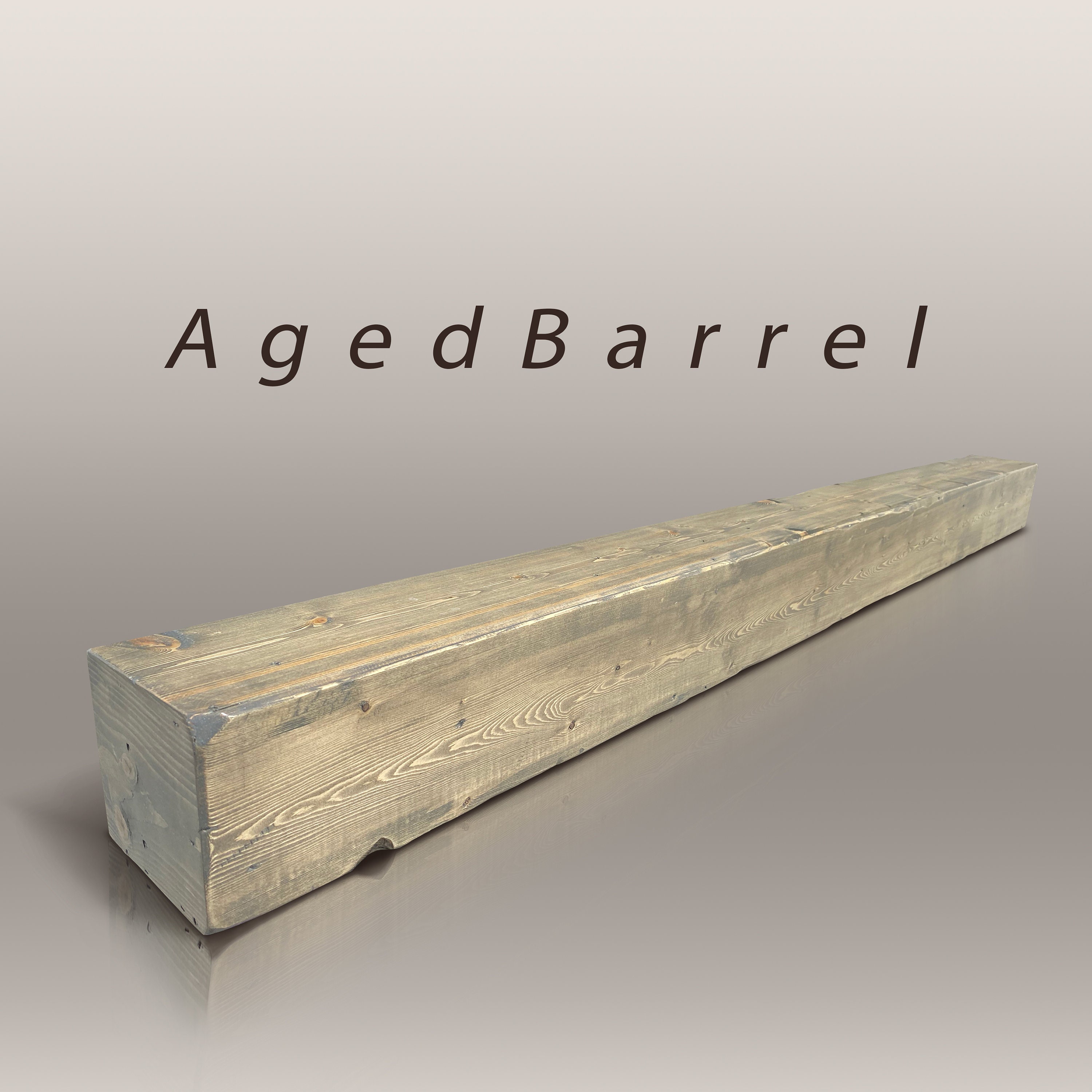 Chimenea chimenea Rústica Estante Chimenea flotante | Etsy