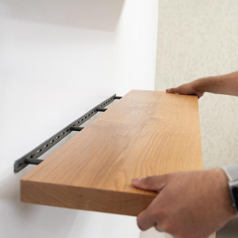 Floating Shelf Bracket on a wall