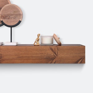 Modern Fireplace Mantel, Floating Shelves, Custom Sizes, Contemporary Style