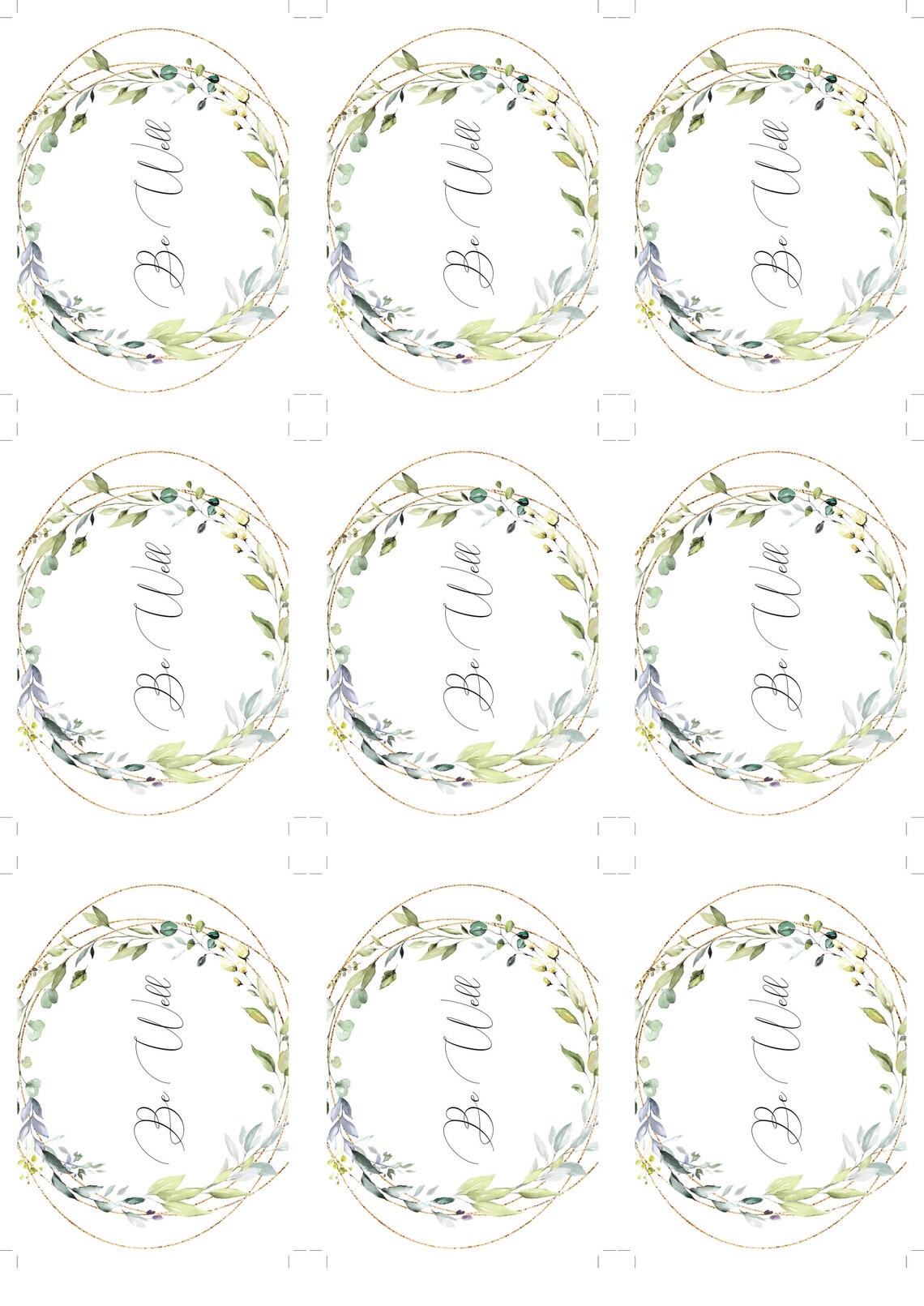 Printable Get Well Note Card, Printable Well Wishes, Digital Card ...