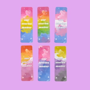 LGBTQ+ Pride Flags paper bookmark