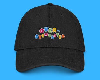 Sombrero vaquero bordado sobreestimulado
