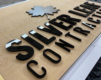 CUSTOM SIGNS - Turn Your Business Logo Into A 3D Custom Acrylic And Elegant Sign - Handmade, Customized