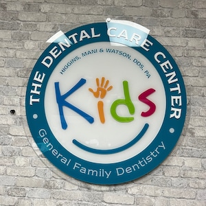 Custom Round Signs!! Turn Your Logo Into A Round Acrylic Sign - Restaurant Sign - Beauty Salon Sign - Office Sign - Wedding Sign