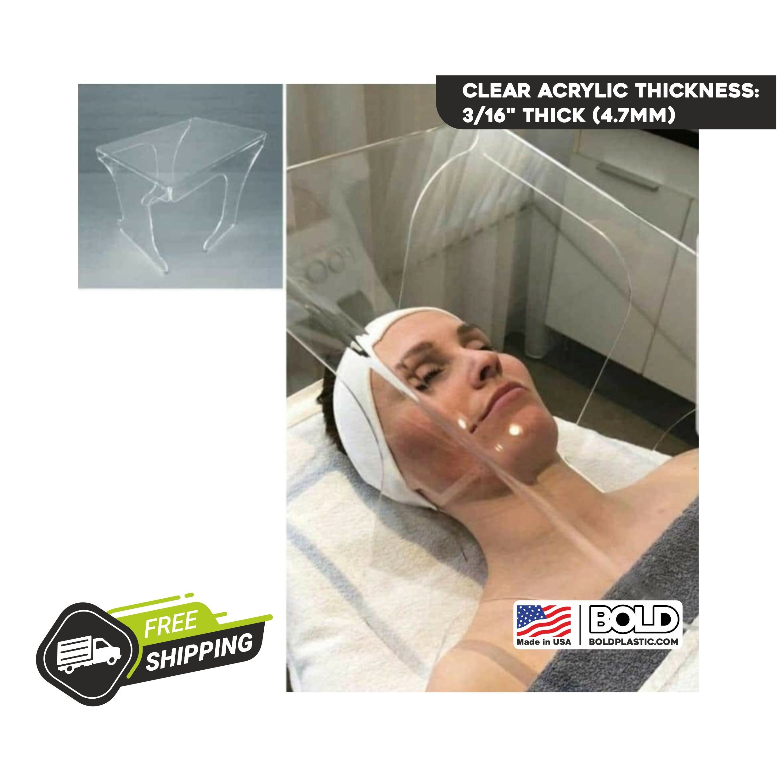 Full Protection Acrylic Sneeze Box Perfect for Esthetician - Etsy