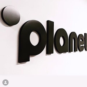 Aviso/Letrero de PVC/Letras Dimensionales/A Prueba De Agua/Pared/Puertas