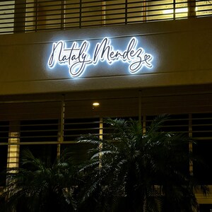 Custom Channel Letter Signs - Front Lit - Illuminated Sign Letters ...