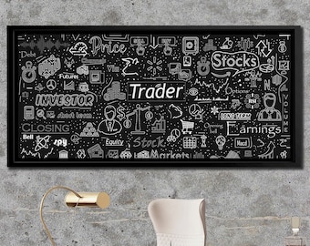 Stock Market Art: Wall Street Finance Decor