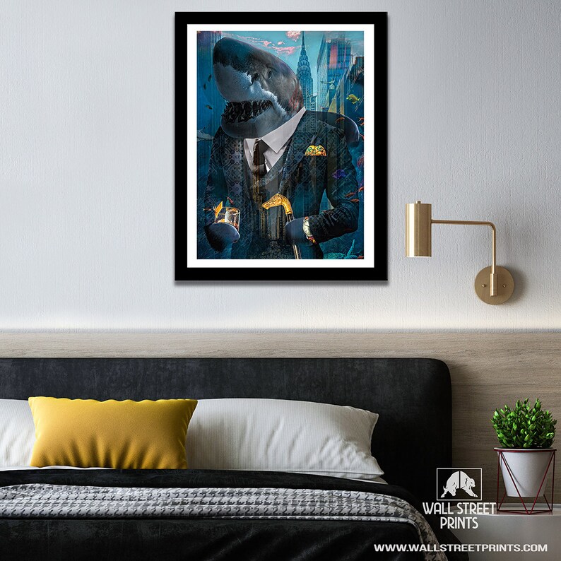 Investor Art Stock Market Wall Art Wall Street Stock Etsy