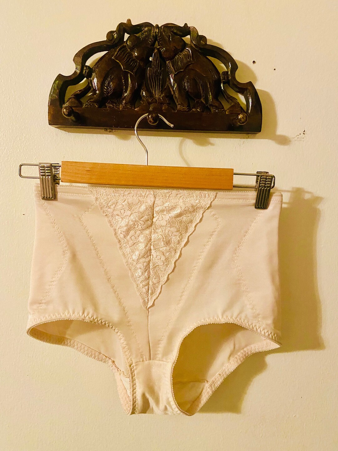 Vintage Sears XL Lace Front Panty Girdle Etsy