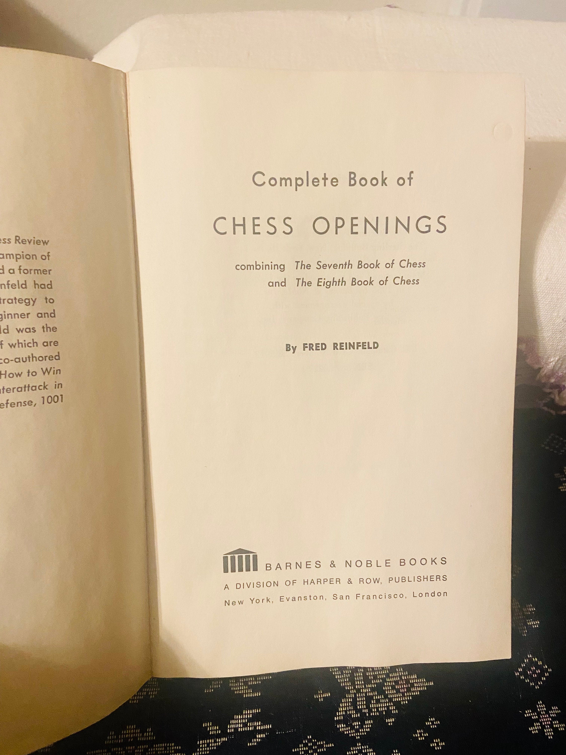 Complete Book of Chess Openings (Barnes & Noble Edition, 1958)