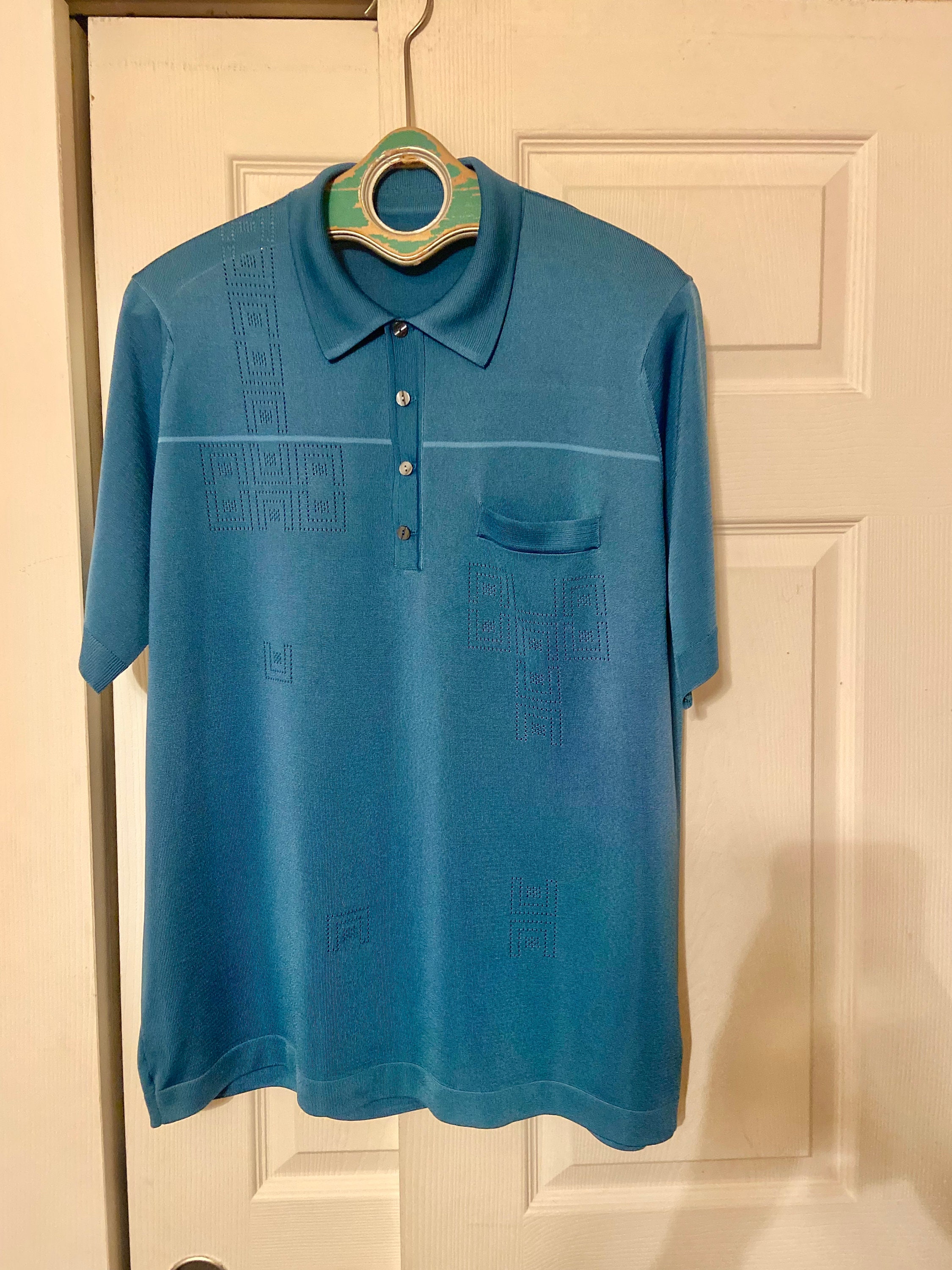 1960s/70s Montagut Paris Blue Retro Polo Shirt L - Etsy 1960s/70s Montagut Paris Blue Retro Polo Shirt L - Etsy