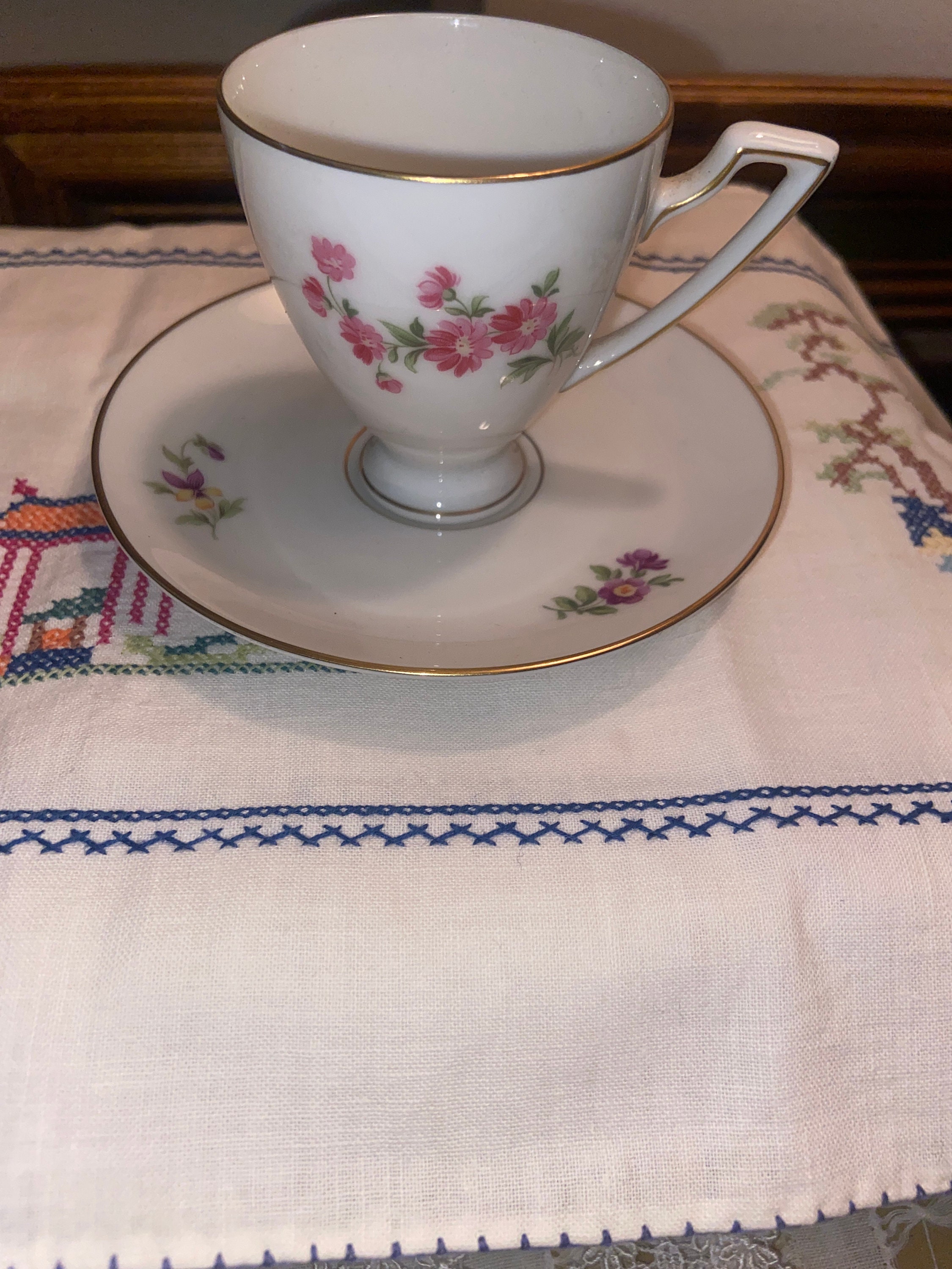 H&C selb Bavaria demitasse cup and saucer set Etsy