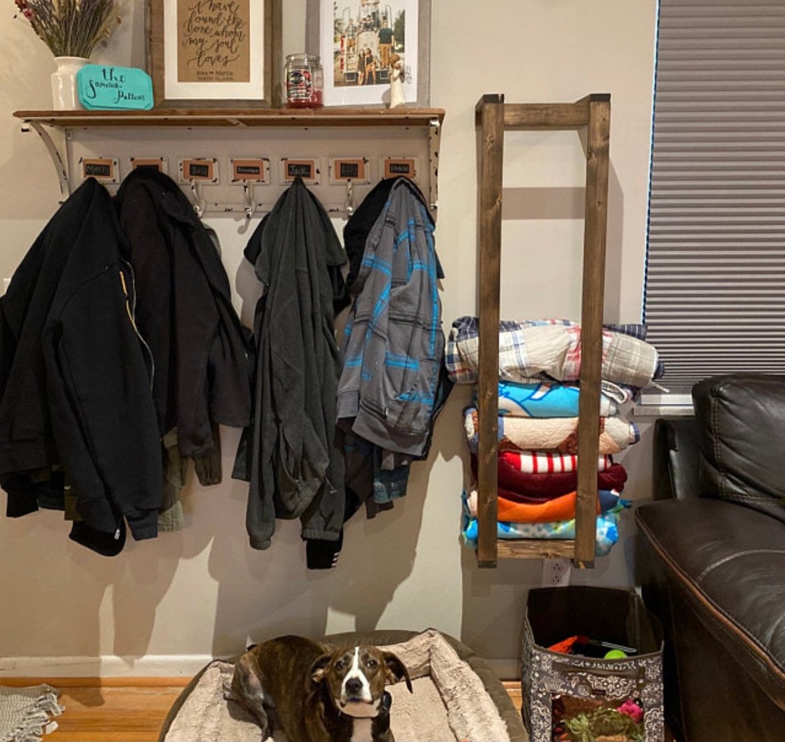 Blanket Rack. Blanket Storage. Towel Rack. Etsy