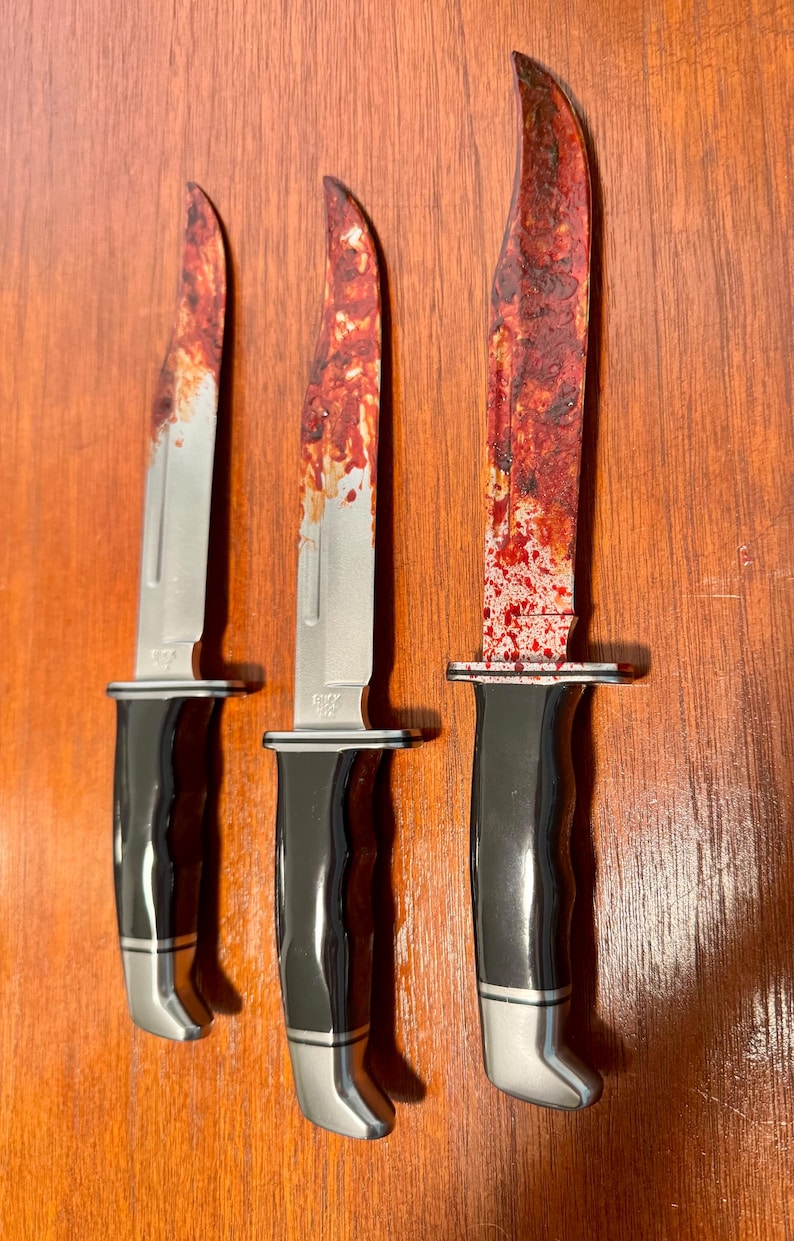 Prop Resin Buck 120 Scream knife *Not a real knife* - READ DESCRIPTION image 15