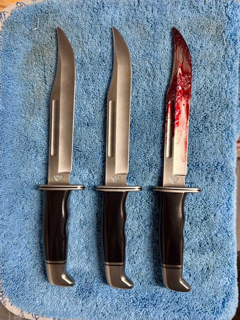 Prop Resin Buck 120 Scream knife *Not a real knife* - READ DESCRIPTION image 7