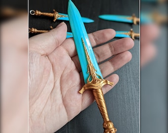 Dark Souls Inspired Moonlight Greatsword Display Prop Glow in The Dark Resin 3D Print {6 Inches} DS / DS2 / DS3 | JK3DProductions