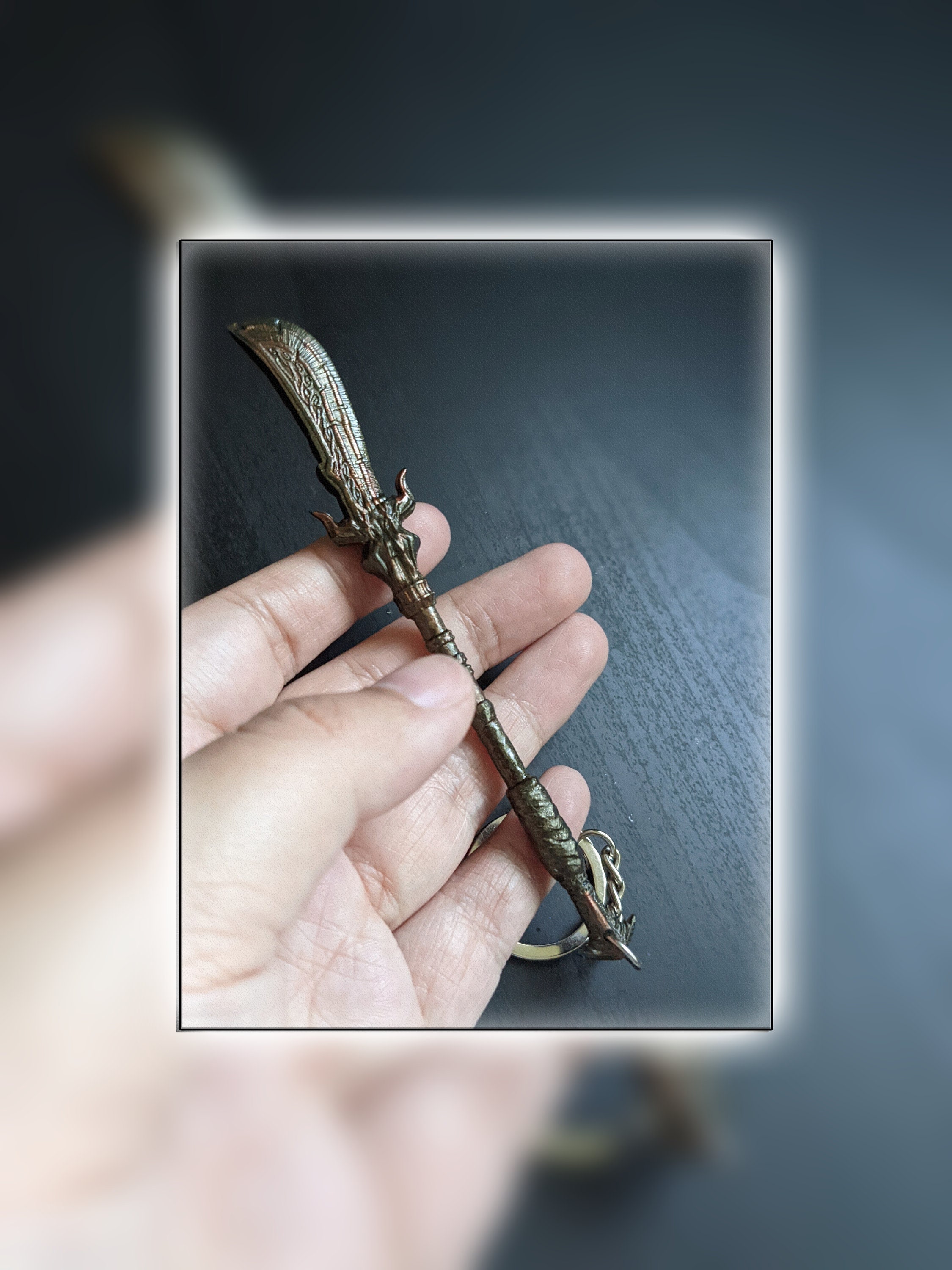 Dark Souls 3 Inspired Splitleaf Greatsword Keychain