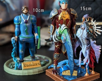 Runescape Custom Character 3D Print | RS3 | Runescape 3 | OSRS | Old School RS | JK3DProductions