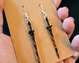 Coiled Sword / Firelink Sword Earrings | JK3DProductions