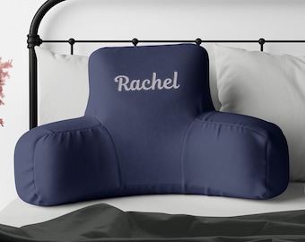 Embroidery Reading Pillow | Personalized Rest Pillow | Custom Embroidery Pillow | Gift for Her | Gift for Grandma Nana | Custom Name Pillow