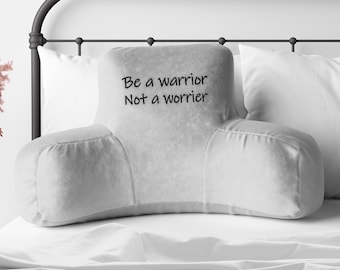 Embroidery Reading Pillow | Embroidery Bed Pillow | Personalized Rest Pillow | Gift for Her | Gift for Grandma | Gift For Him | Name Pillow