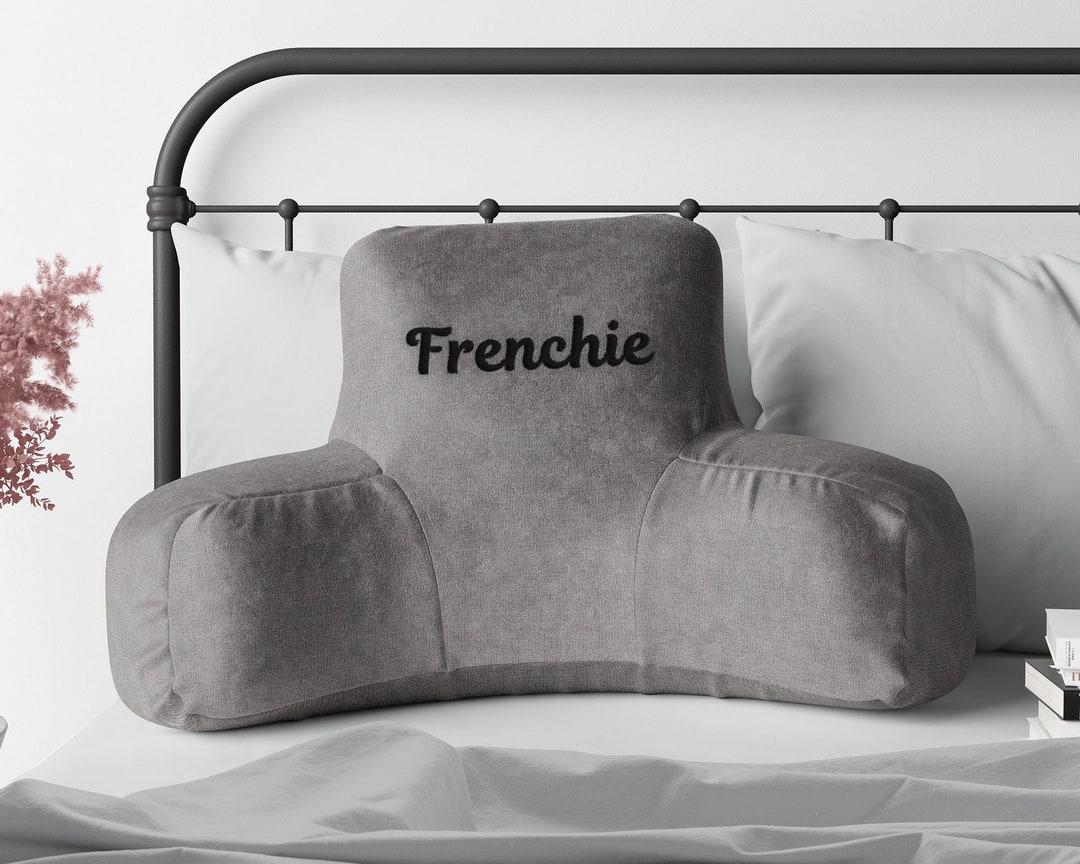 Custom Reading Pillow Personalized Rest Pillow Custom Embroidery Pillow