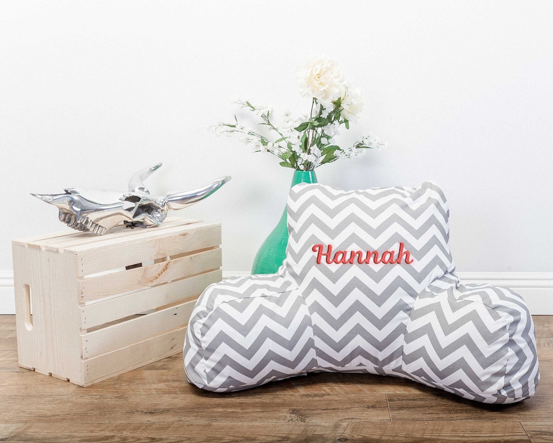 Personalized Rest Pillow Custom Reading Pillow Custom Embroidery Pillow