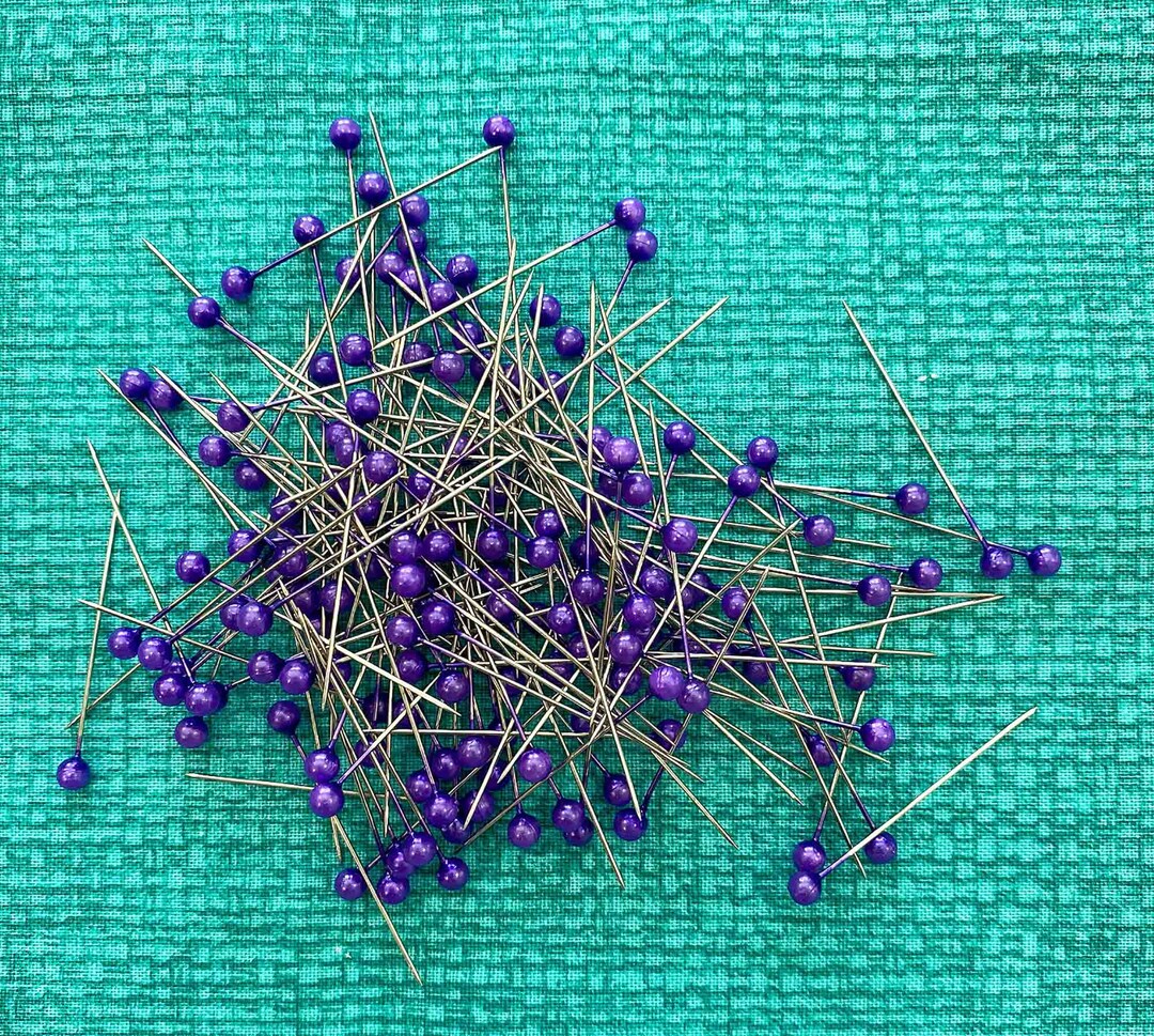 Purple Pearl Head Straight Pins for Quilting Sewing & Crafts Etsy
