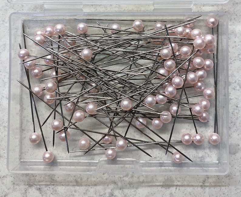 Blush Pearl Head Straight Pins for Quilting Sewing & Crafts Etsy