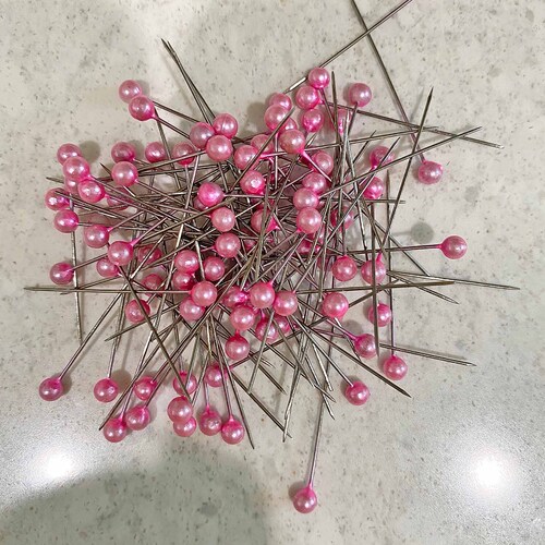 Pearl Head Straight Pins for Sewing & Crafts 100 Pins 1 Etsy