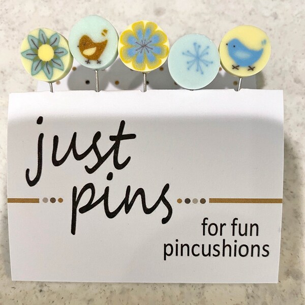 Decorative Straight Pins Etsy