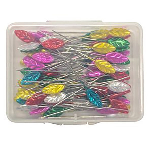 Longarm Feather Quilting Pins, 2 1/2", 100 Pins in 6 Colors