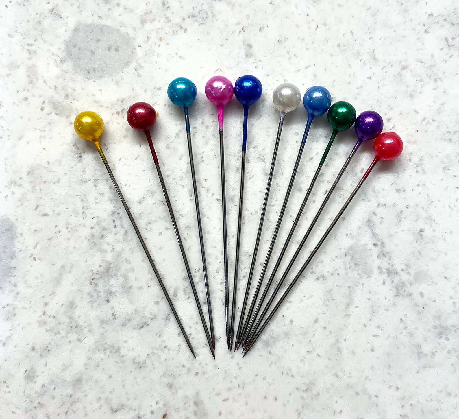 Pearl Head Straight Pins for Sewing & Crafts 100 Pins 1 Etsy