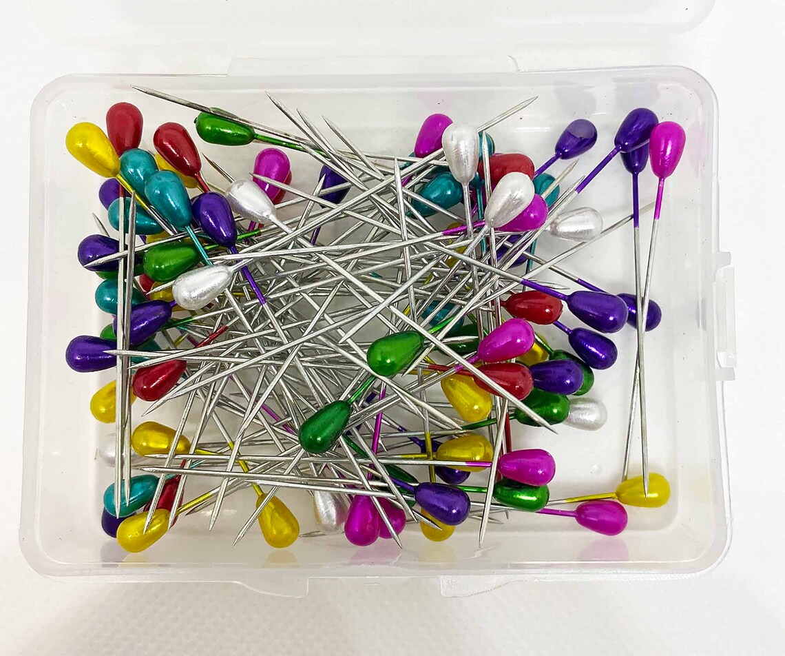Oval Pearl Head Straight Pins for Sewing & Crafts 100 Pins Etsy