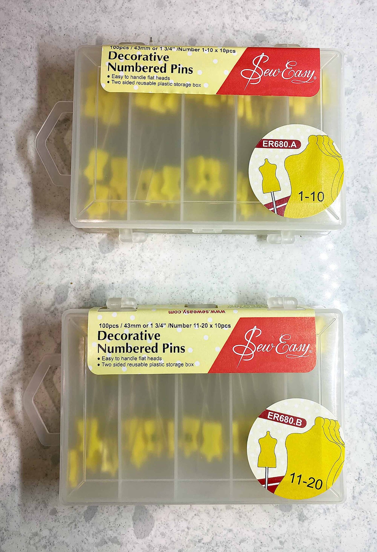 Numbered Straight Pins for Quilting Sewing & Crafts 200 Etsy